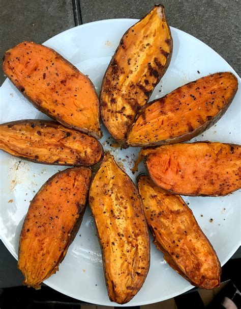 How does Grilled Sweet Potatoes fit into your Daily Goals - calories, carbs, nutrition