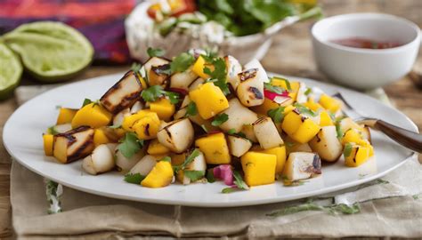 How does Grilled Tilapia with Mango Jicama Relish fit into your Daily Goals - calories, carbs, nutrition