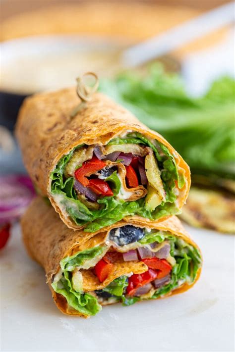 How does Grilled Vegan Vegetable Wrap fit into your Daily Goals - calories, carbs, nutrition