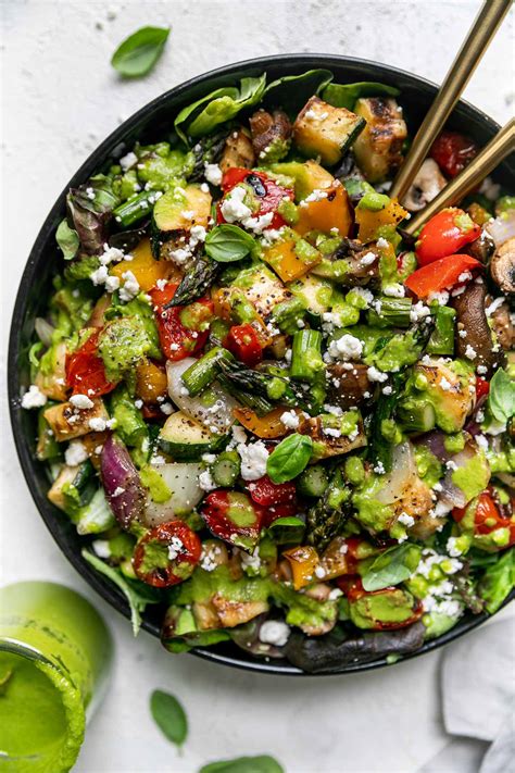 How does Grilled Vegetable Salad fit into your Daily Goals - calories, carbs, nutrition