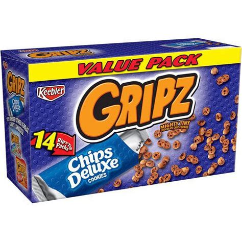 How does Gripz Chips Deluxe fit into your Daily Goals - calories, carbs, nutrition