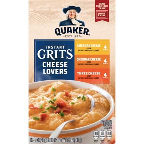 How does Grits Cheesy 12 oz fit into your Daily Goals - calories, carbs, nutrition