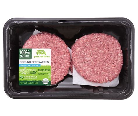 How does Ground Beef Patties 85/15 fit into your Daily Goals - calories, carbs, nutrition