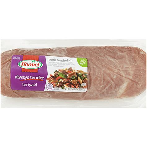 How does HORMEL ALWAYS TENDER, Pork Tenderloin, Teriyaki-Flavored fit into your Daily Goals - calories, carbs, nutrition