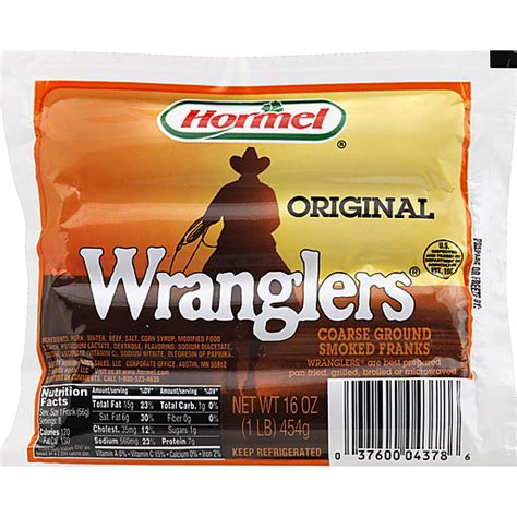 How does HORMEL WRANGLER Beef Franks fit into your Daily Goals - calories, carbs, nutrition