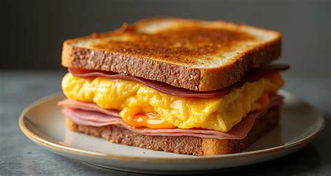 How does Ham Egg Cheese Sandwich fit into your Daily Goals - calories, carbs, nutrition