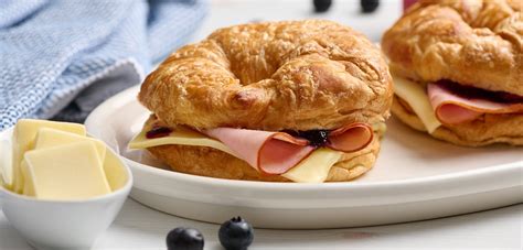 How does Ham and Havarti on Croissant fit into your Daily Goals - calories, carbs, nutrition