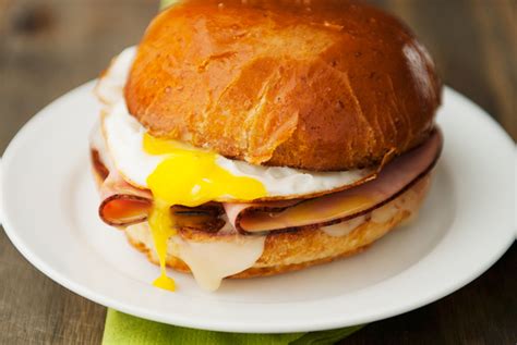 How does Ham and Swiss on Brioche fit into your Daily Goals - calories, carbs, nutrition