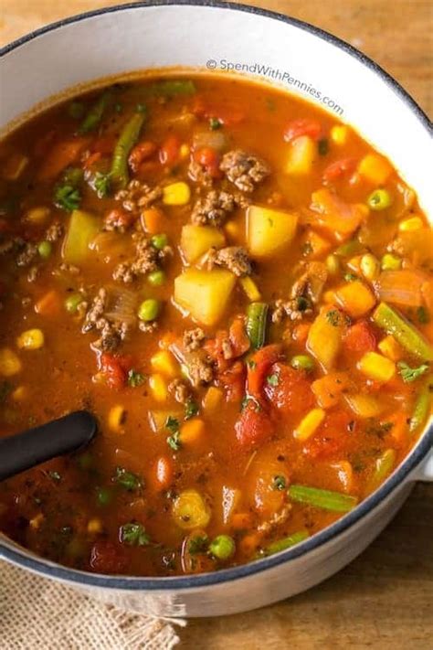 How does Hamburger Soup fit into your Daily Goals - calories, carbs, nutrition