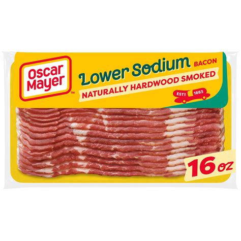 How does Hardwood Smoked Lower Sodium Bacon fit into your Daily Goals - calories, carbs, nutrition
