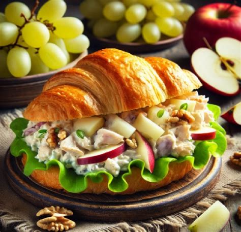 How does Harvest Chicken Salad Croissant fit into your Daily Goals - calories, carbs, nutrition