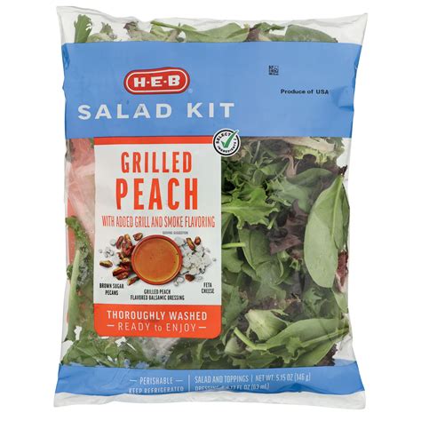 How does Harvest Peach Salad Kit fit into your Daily Goals - calories, carbs, nutrition