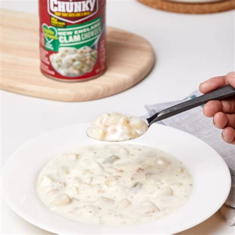 How does Healthy Request New England Clam Chowder fit into your Daily Goals - calories, carbs, nutrition