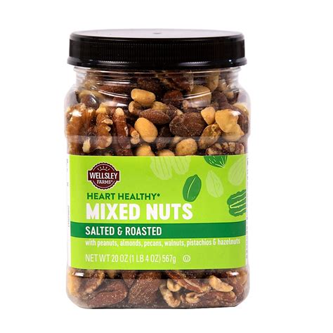 How does Heart Healthy Nut Mix fit into your Daily Goals - calories, carbs, nutrition