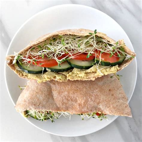 How does Heart Healthy Vegetable Sandwich on Whole Wheat Pita fit into your Daily Goals - calories, carbs, nutrition