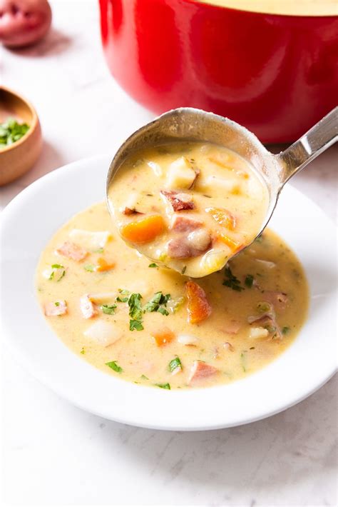 How does Hearty Potato Ham Chowder fit into your Daily Goals - calories, carbs, nutrition