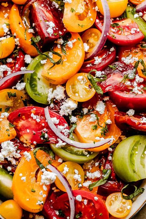 How does Heirloom Tomato Salad fit into your Daily Goals - calories, carbs, nutrition