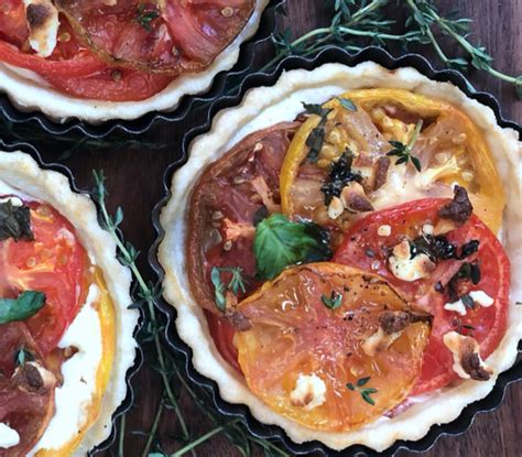 How does Heirloom Tomato and Chevre Tart fit into your Daily Goals - calories, carbs, nutrition