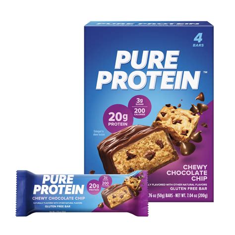 How does High Protein Bar : Chewy Chocolate Chip fit into your Daily Goals - calories, carbs, nutrition