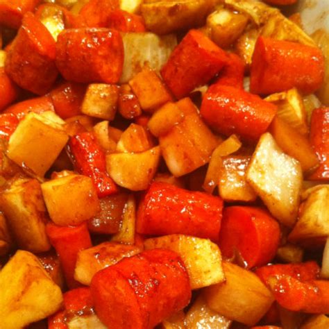 How does Hoisin Caramelized Root Vegetables fit into your Daily Goals - calories, carbs, nutrition