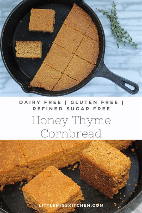 How does Honey Thyme Cornbread fit into your Daily Goals - calories, carbs, nutrition