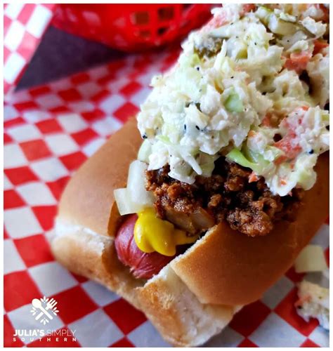 How does Hot Dogs with Slaw and Chili fit into your Daily Goals - calories, carbs, nutrition