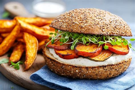 How does Hummus Veggie Burger with Provolone on Multigrain Bun fit into your Daily Goals - calories, carbs, nutrition