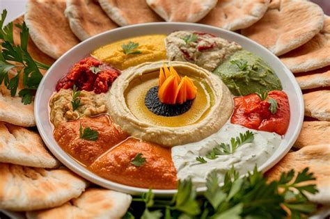 How does Hummus and Pita Plate fit into your Daily Goals - calories, carbs, nutrition