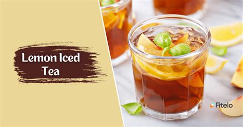 How does Iced Tea with Lemon fit into your Daily Goals - calories, carbs, nutrition