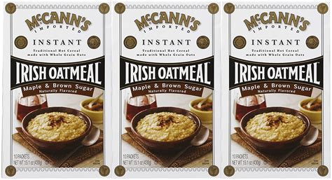 How does Instant Irish Oatmeal (Maple & Brown Sugar) fit into your Daily Goals - calories, carbs, nutrition