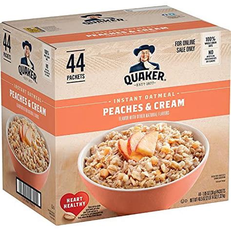 How does Instant Oatmeal - Peaches & Cream fit into your Daily Goals - calories, carbs, nutrition