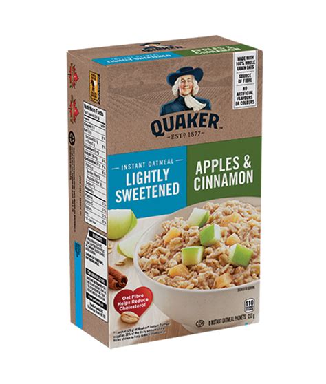 How does Instant Oatmeal Apple & Cinnamon fit into your Daily Goals - calories, carbs, nutrition