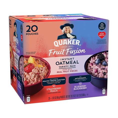 How does Instant Oatmeal- Fruit & Cream fit into your Daily Goals - calories, carbs, nutrition