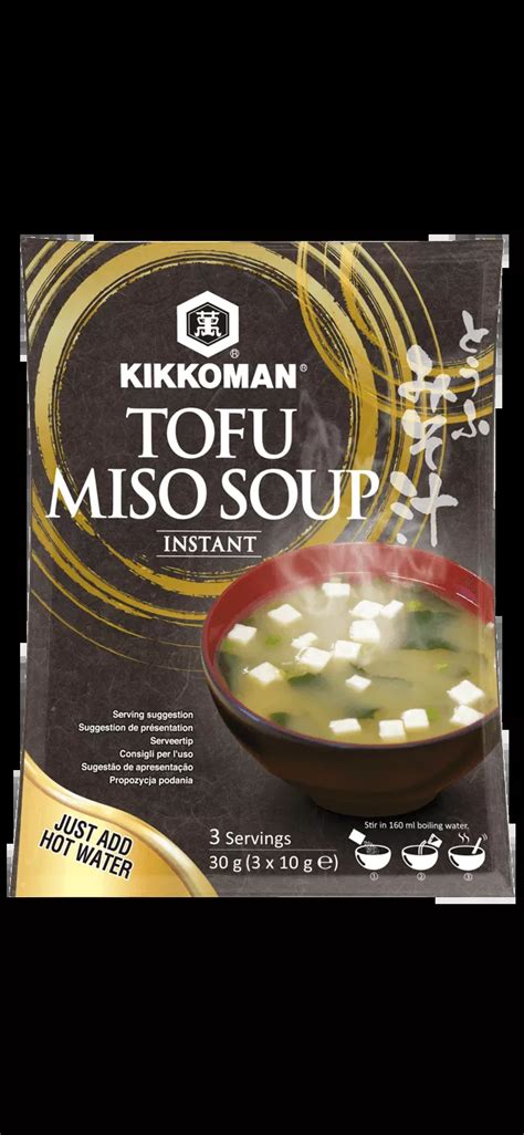 How does Instant Tofu Miso Soup fit into your Daily Goals - calories, carbs, nutrition