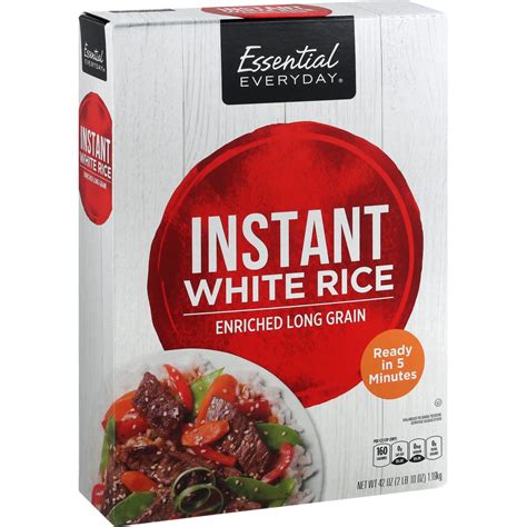 How does Instant White Rice fit into your Daily Goals - calories, carbs, nutrition