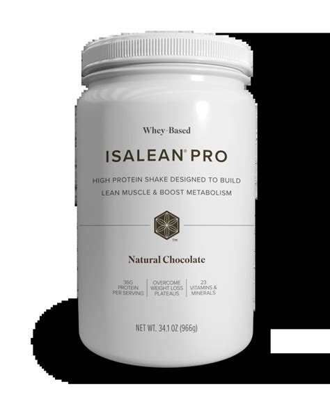 How does Isalean Pro Chocolate fit into your Daily Goals - calories, carbs, nutrition