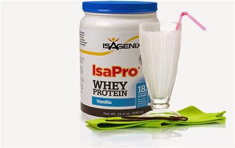 How does Isapro Whey Protein Vanilla fit into your Daily Goals - calories, carbs, nutrition