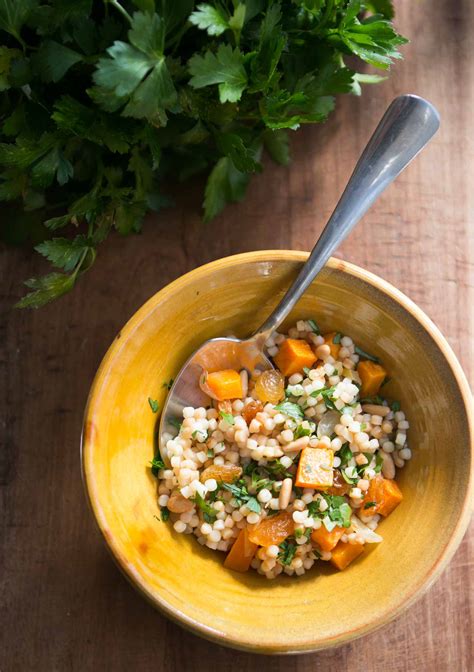 How does Israel Couscous with Roasted Butternut Squash and Lemon fit into your Daily Goals - calories, carbs, nutrition