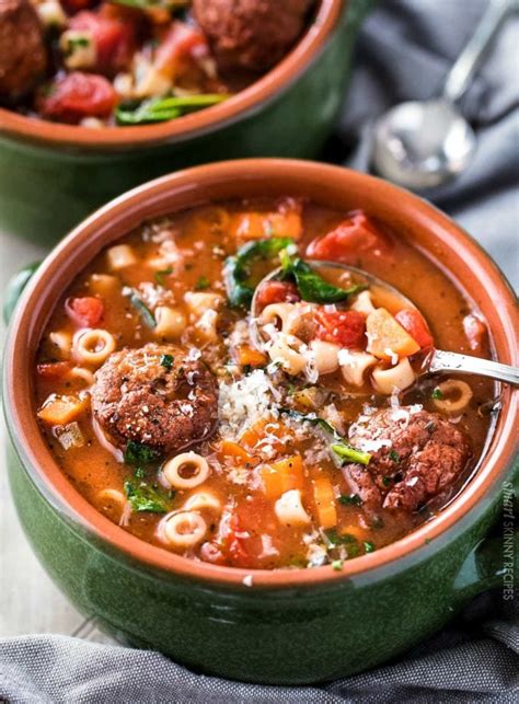 How does Italian Meatball Soup fit into your Daily Goals - calories, carbs, nutrition