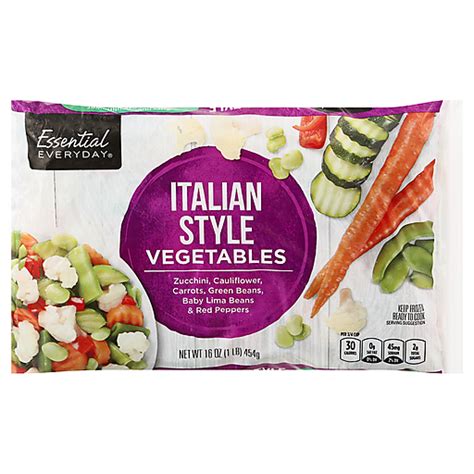 How does Italian Style Vegetable fit into your Daily Goals - calories, carbs, nutrition