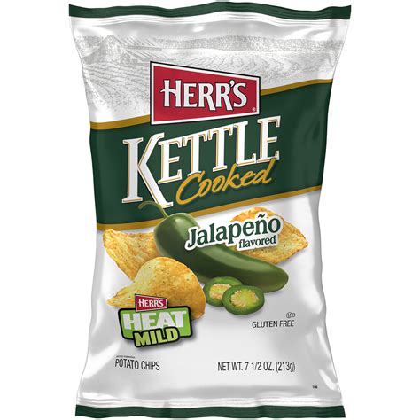 How does Jalapeno Kettle Cooked Chips fit into your Daily Goals - calories, carbs, nutrition