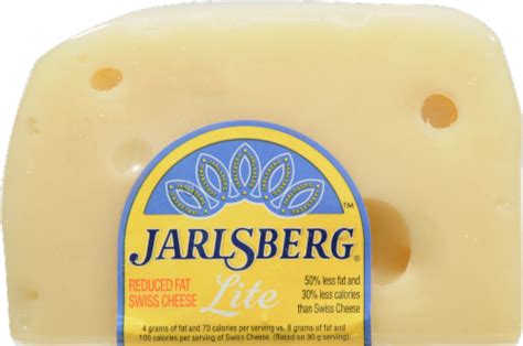 How does Jarlsberg Lite Swiss Cheese fit into your Daily Goals - calories, carbs, nutrition