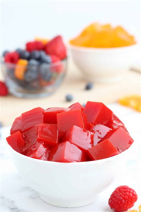 How does Jello, Raspberry (Bostwick) fit into your Daily Goals - calories, carbs, nutrition