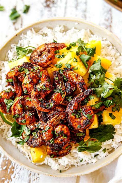 How does Jerk-Spiced Shrimp fit into your Daily Goals - calories, carbs, nutrition