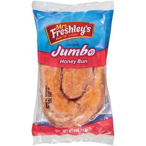 How does Jumbo Honey Bun fit into your Daily Goals - calories, carbs, nutrition