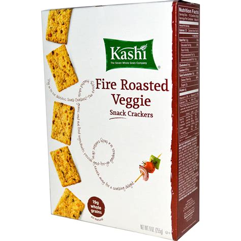 How does KASHI, TLC, Fire Roasted Vegetable Crackers fit into your Daily Goals - calories, carbs, nutrition