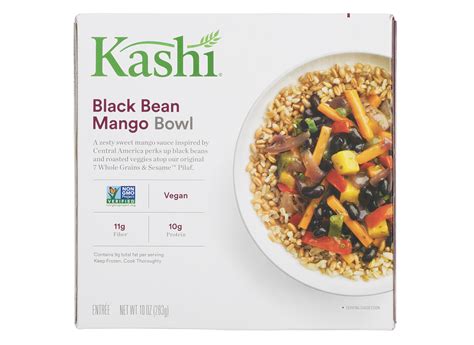 How does KASHI Black Bean Mango, frozen, unprepared fit into your Daily Goals - calories, carbs, nutrition