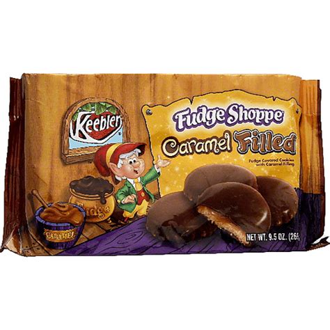 How does KEEBLER, FUDGE SHOPPE, Caramel Filled Cookies fit into your Daily Goals - calories, carbs, nutrition