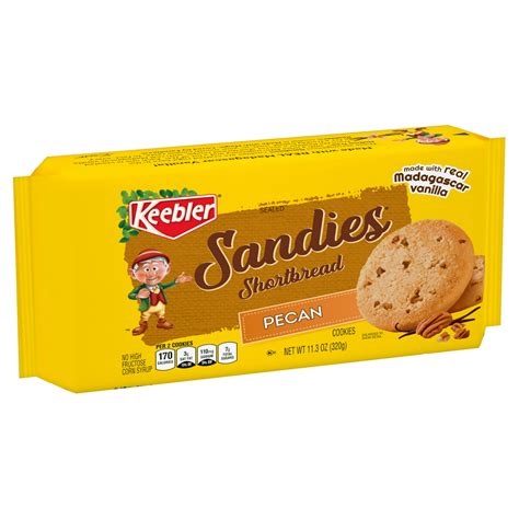 How does KEEBLER, SANDIES, Pecan Shortbread Cookies fit into your Daily Goals - calories, carbs, nutrition