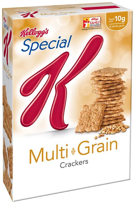 How does KELLOGG'S, SPECIAL K, Multigrain Crackers fit into your Daily Goals - calories, carbs, nutrition